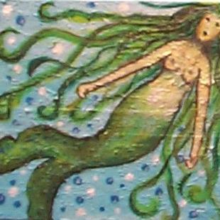 Art: La Sirena (sold) by Artist Marina Owens