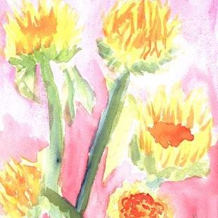 Art: Sunflowers, SOLD by Artist Kim Wyatt