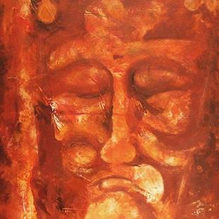 Art: The Shroud of Turin (SOLD) by Artist Barry Hunt