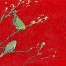 Art: Birds in Red by Artist Jennifer Lommers