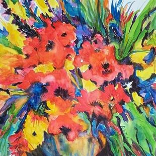 Art: Fresh Cut Flowers by Artist Ulrike 'Ricky' Martin