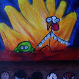 Art: Zombie Chicken Dance Contest by Artist Kelli Ann Dubay