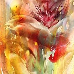 Art: Floral 2 - sold by Artist Ulrike 'Ricky' Martin