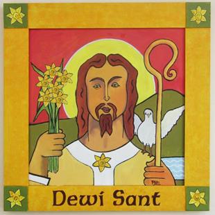 Art: Daffodil - Emblem of Wales by Artist Paul Helm