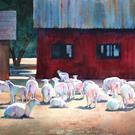 Art: The Flock by Artist Kathy Haney
