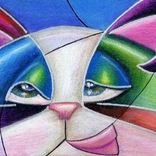 Art: First Cat by Artist Alma Lee