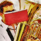 Art: Tuba by Artist Deanne Flouton
