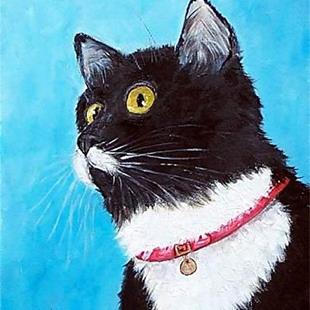 Art: 	Tuxedo Cat  ( available in my ebay auctions) by Artist Ulrike 'Ricky' Martin
