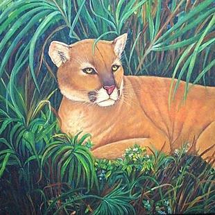 Art: Florida Panther ( available in my Ebay store) by Artist Ulrike 'Ricky' Martin