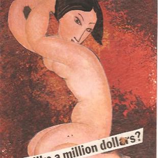 Art: Who Cares If You Look Like a Million Dollars by Artist Nancy Denommee   