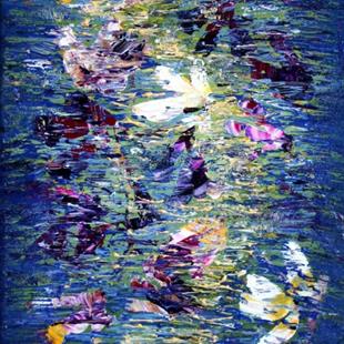 Art: Reflections in Water  by Artist LUIZA VIZOLI