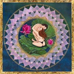 Art: Heart of the Lotus by Artist Nadean O'Brien