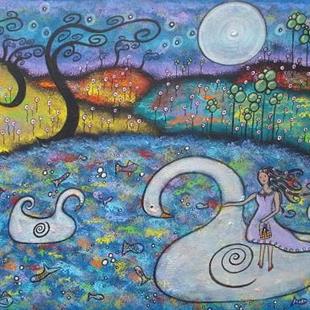 Art: My Swan Dream by Artist Juli Cady Ryan
