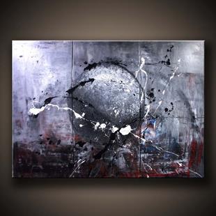 Art: abstract space painting by Artist URARTSTUDIO
