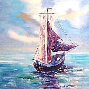 Art: Smooth Sailing - sold by Artist Ulrike 'Ricky' Martin