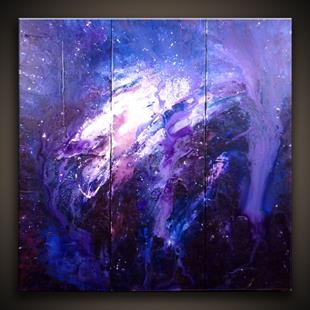 Art: abstract space painting by Artist URARTSTUDIO