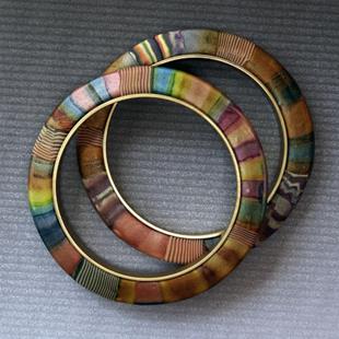 Art: warm bangles by Artist Lauren Cole Abrams