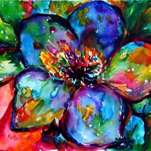 Art: Abstract Flower  - sold by Artist Ulrike 'Ricky' Martin