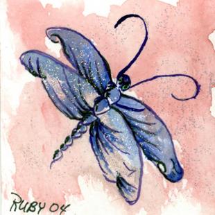 Art: dragonfly by Artist Marcia Ruby