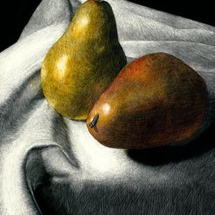 Art: Pair of Pears by Artist Sandra Willard