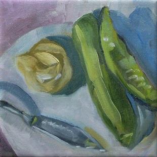 Art: pickles on platter by Artist C. k. Agathocleous
