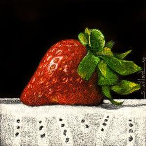 Art: Strawberry Thumbnail by Artist Sandra Willard