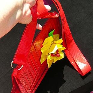 Art: The Lil' Red Purse (SOLD) by Artist Alma Lee