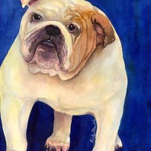 Art: Bulldog - sold by Artist Ulrike 'Ricky' Martin