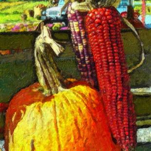 Art: Autumn colors by Artist Deanne Flouton