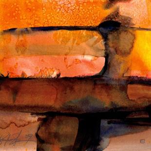 Art: Watercolor Abstraction 10 by Artist Kathy Morton Stanion