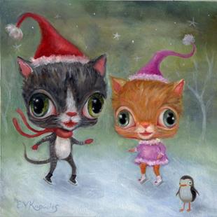 Art: The Happy Friends by Artist Vicky Knowles