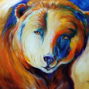 Art: BEAR ~ Commissioned Oil Original by Artist Marcia Baldwin