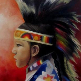 Art: Young Dancer by Artist Christine E. S. Code ~CES~