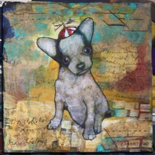 Art: pup by Artist Claudia Roulier