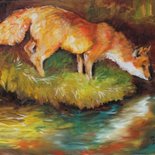 Art: RED FOX I by Artist Marcia Baldwin