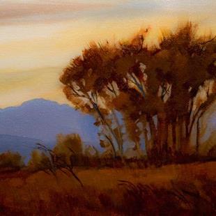 Art: Sierra Daybreak, Owens Valley -  Dawn landscape oil painting SOLD by Artist Karen Winters