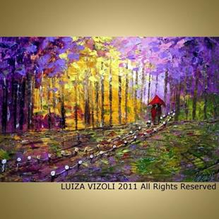 Art: purple rain by Artist LUIZA VIZOLI