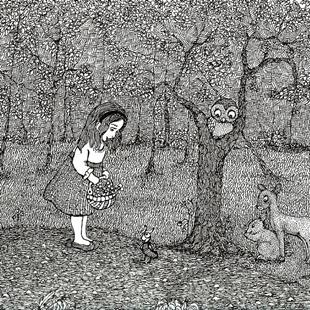 Art: Bella's Forest Adventure by Artist Nata ArtistaDonna