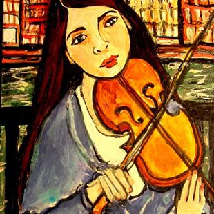 Art: Nibblefest Art Contest, ACEO:  'City Music' by Artist Patience
