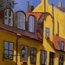Art: House front by Artist Mats Eriksson
