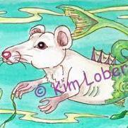 Art: Mer-Rat by Artist Kim Loberg