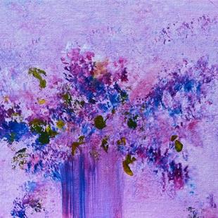 Art: Lilac Bouquet by Artist Claire Bull