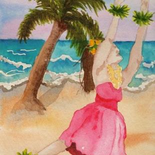 Art: Aloha Hula by Artist Melanie Pruitt