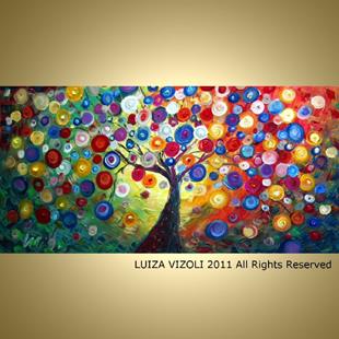 Art: COLORS OF THE RAIN by Artist LUIZA VIZOLI
