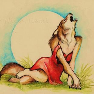 Art: She-Wolf by Artist Nico Niemi