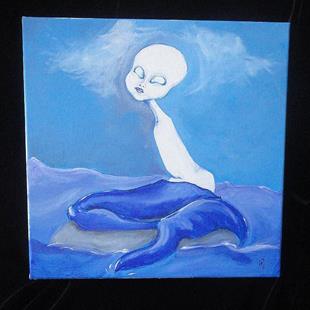 Art: ode to blue Mermaid NFAC by Artist Noelle Hunt