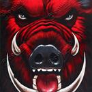 Art: Raging Hog by Artist Glenn Pollard