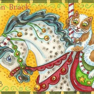 Art: CHRISTMAS CAROUSEL by Artist Susan Brack