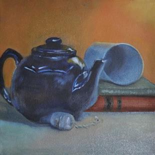Art: Teapot by Artist Sandra Bordelon Butler