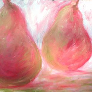 Art: Pear Study In Pink by Artist Aylan N. Couchie